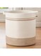 OIAHOMY 80L Laundry Baskets-Laundry Hamper,Storage Basket with Handles,Decorative Basket for Living room,Woven Storage Basket for Toys Bin,Pillows, Blankets,Clothes-20x18in-Yellow variegated
