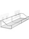 Orimade Bathroom Shelf Organizer Storage Kitchen Rack with Traceless Transparent Adhesive No Drilling SUS304 Stainless Steel