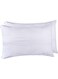 2-Piece Waterproof Pillow Protector Set Cotton White 50x75cm