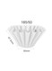 Pieces Of White Coffee Filter Paper