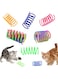 Mumoo Bear 12 Pcs Cat Springs Toys, Cat Creative Toys for Kittens, BPA Free Durable Heavy Plastic Interactive Cat Exercise Toys to Kill Time and Keep Fit for Swatting, Biting, Hunting