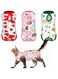 KOWVOWZ 3 Pieces Cat Recovery Suit Kitten Recovery Suit E-Collar Alternative for Cats and Dogs Abdominal Skin Anti Licking Pajama Suit (Large)
