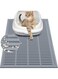 Supreouts Cat Litter Mat, Silicone Waterproof Kitty Litter Trapping Mat - Easy Clean Cat Litter Catcher Mat (24" x 15")