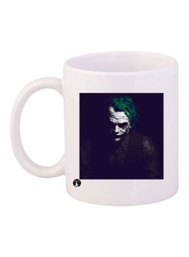 Joker Printed Coffee Mug White/Black/Green