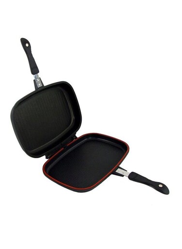 Double Wall Frypan Black 38x38x8cm