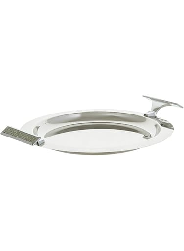 Regent H2509656 Stainless Steel Glitter Tray Round - Silver
