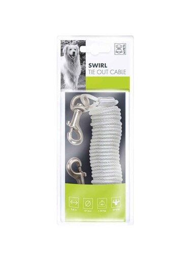 M-PETS Swirl Tie Out Cable 3.6m