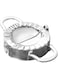 CQL Stainless Steel Empanada Maker, Dumpling Maker Dumpling Mold Dough Press Cutter Wrapper Pie Crimper Pastry Tools Ravioli Mould, Pastry Tools Dumpling Mold Kitchen