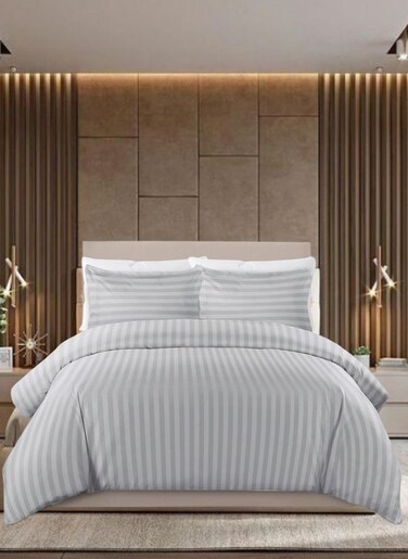 6 Pieces Queen Size Duvet Cover Set with Fitted sheet and Pillowcases