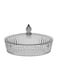 Acrylic Round Tray Comes with Stylish Lid Suitable for Storing Small items 25CM