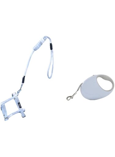 Cat leash anti-break out special leash pet strap chain adjustable cat leash,Cat Harness and Leash Set Escape Proof Adjustable Cat Harness,Kitten Harness for Small Medium Large Cats (small)