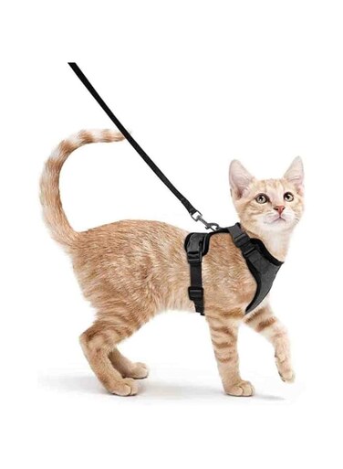 NUJOOM Cat Harness and Leash for Walking, Escape Proof Soft Adjustable Vest Harnesses for Cats, Easy Control Breathable Jacket (XS(Chest Girth: 13.5-16&rdquo;))