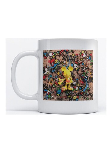 Mug Mickey Mouse for Coffee and Tea White