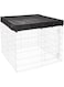 MidWest Homes for Pets Square Exercise Pen Fabric Mesh Sunscreen for Top of Dog Playpen, Fits All &amp; New World Exercise Pens, Designed for When Exercise Pen is Set-Up in a Square Configuration, Black