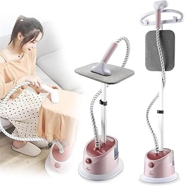 Forubar Standing Garment Steamer 2000W, Professional Clothes Garment Steamer With Height Adjustable Ironing Board, for Clothes, Household and commercial (DD0801)