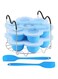 THE WHITE SHOP Silicone Egg Bites Molds and Steamer Rack Trivet Handles Fit Instant Pot Accessories, 7pcs set for Electric Pressure Cooker With 2 Spoons and Silicone spatula(Size:Blue)