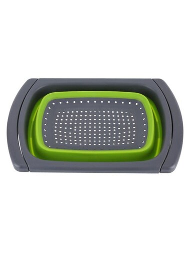 Washing Sink Basket Strainer Green/Grey 39 x 26.5cm