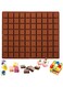 Chocolate Mold, 80 Cavities Silicone Molds for Chocolate, Caramel, Praline, Ice Cube, Jelly, and Gummy