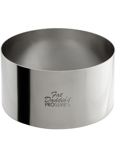 Fat Daddio's Stainless Steel Round Cake and Pastry Ring, 4 Inch x 2 Inch