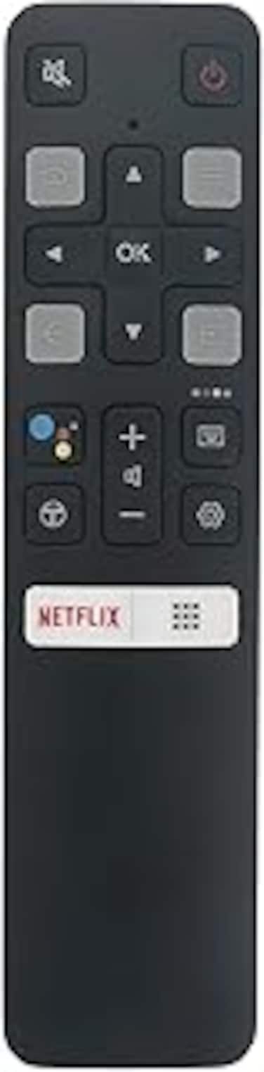 Tv Remote Replacement Compatible With RC802V Replaced Voice Remote for TCL Android TV 40S330 32S330 43S434 50S434 55S434 65S434 75S434 32S6500A 65P8S 65P8 55P8S 55P8 55EP680 50P8S 50P8