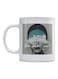 Follow Your Dreams Printed Mug White/Grey/Blue 350ml