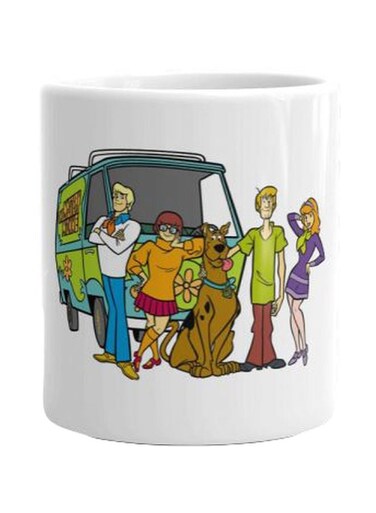 Print Scooby-Doo Printed Mug White/Brown/Green Standard