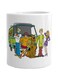 Print Scooby-Doo Printed Mug White/Brown/Green Standard