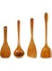 Pcs Wooden Kitchen Utensil Set, Non Stick Safe Cooking Tools, Natural Wood Spoons Spatulas, Eco Friendly Cookware for Home Chef