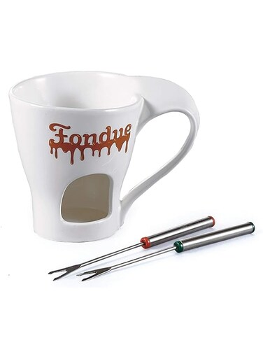 Shallow Porcelain Fondue Cup SC-FON-126S