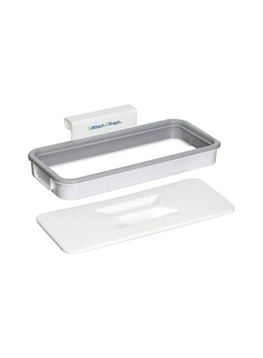 Trash Bag Holder Clear/Grey 24.3x10.2x3cm