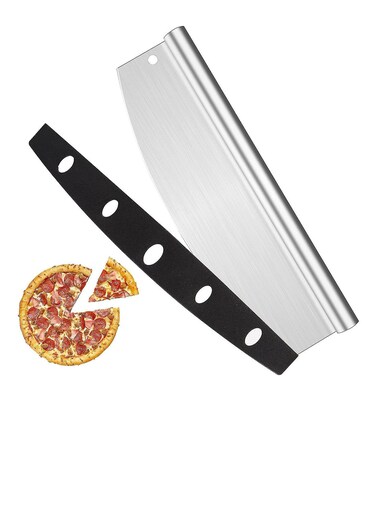 14 inches Pizza Cutter Little Ultra Sharp Stainless Steel Pizza Cutter Pizza Slicer for all Types of Flatbreads Brownies