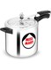 Miss Mary Aluminium Pressure Cooker with Inner Lid (MM70), Silver Silver 7Liters