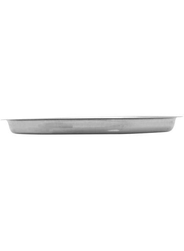 RAJ STAINLESS STEEL DINNER PLATE, 28 CM , SILVER, TP0012, DINNER PLATE , SERVEWARE , SERVING PLATE , RICE PLATE