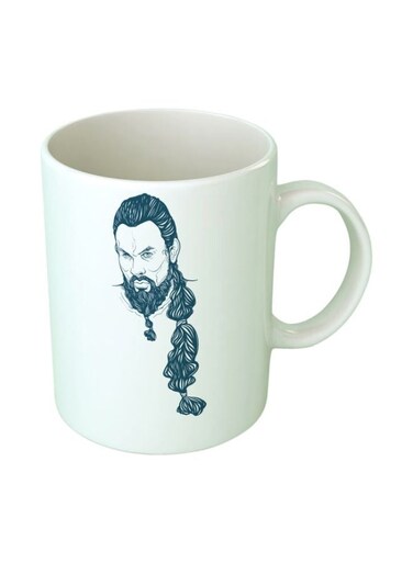Game Of Thrones Printed Coffee Mug White/Blue