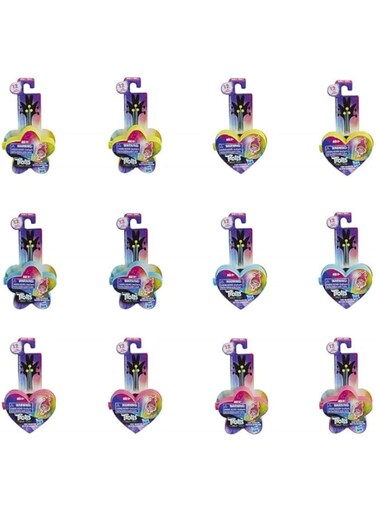 Trolls Dreamworks Trolls World Tour Tiny Dancers Series 3 Collectible Wearable Toy Figures, 1 Of 12 Different Characters, With Double Ring Or Clip
