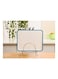 Chopping Board Container Dish Drying Rack Silver/White 17 x 12 x 15.5cm