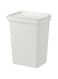 AL ARQAM IKEA H&Aring;LLBAR Bin with lid, light grey, 10 Liter