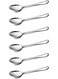 6 Pieces Teaspoons Set (6.2 Inch), Spoons Silverware, Stainless Steel Tea Spoons, Small Spoons, Mirror Polished Teaspoon, Dessert Spoons For Home, Kitchen, Restaurant, Dishwasher Safe
