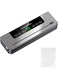 TokFaa Vacuum Sealer Machine Fast-Compact Food Sealer for Food Preservation Dry &amp; Moist Sealing Modes Built-in Cutter Easy Cleaning and Storage