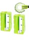 CHIC Carrot Cucumber Sharpener Peeler ,Ultra-Thin Stainless Steel Food Facial Beauty Cucumber Slicer With Mini Mirror, Kitchen Fruit Vegetable Tools Knife(2PCS)