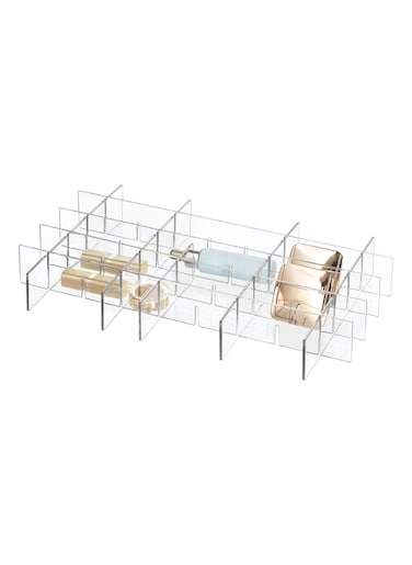 Drawer Storage Organizer Dividers, 16" X 9.2" X 1.99", Adjustable
