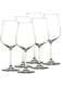 Red Wine Glasses (Set of 6) Crystal Stemware 435ml(14.72 oz) Elegant Glassware for Celebrations, Anniversaries, and Wine Enthusiast Gift, Dishwasher Safe, Lead-Free, and Durable Glass
