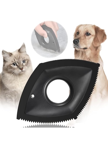 Khazna Dog Hair, Cat Hair Removal, Fur Removal Brush for Professional Car Groomers Mini Pet Hair Remover, Brush for Cleaning Pet Hair from Sofa