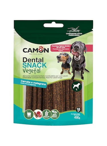 Camon Dentyvegs with Carob and Pomegranate-490G (15Pcs)
