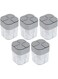 WinmetEuro Condiment Jars, Wide Applications Barbecue Condiment Jar for Travel for Picnic