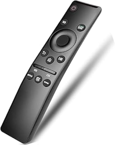 Universal Remote Control Compatible With All Samsung Smart TV, QLED TV, LED TV, UHD TV, HDR SUHD Curved HDTV 3D 4K 8K Samsung TV remote control, With Netflix, Prime Video Buttons