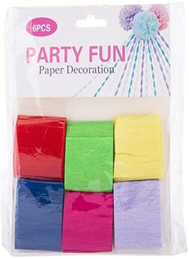 Akdc Portable Long Lasting For Everyday Use Party Fun Paper Decoration L(17Cm)Xw(1Cm)Xh(23Cm) Multicolour