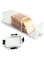 Tazweeq Bread Storage Container with drawer Tray, Plastic Bread Box, Bread Container with Airtight Lid, Loaf Bread Keeper, Bread Holder for Homemade Bread, BPA Free