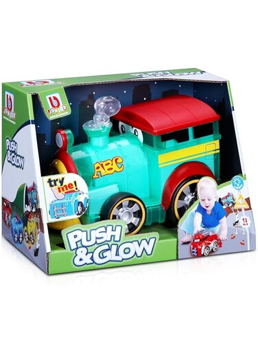 Bburago Push &amp; Glow - Train