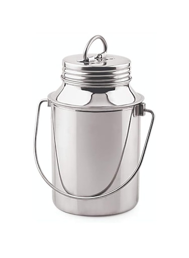 Raj Screw Lid Storage Container, 4.5 Liter, Silver, SB04.5, Oil Container , Milk Container , Food Storage , Cereals, Pulses, Spices &amp; Flour Storage